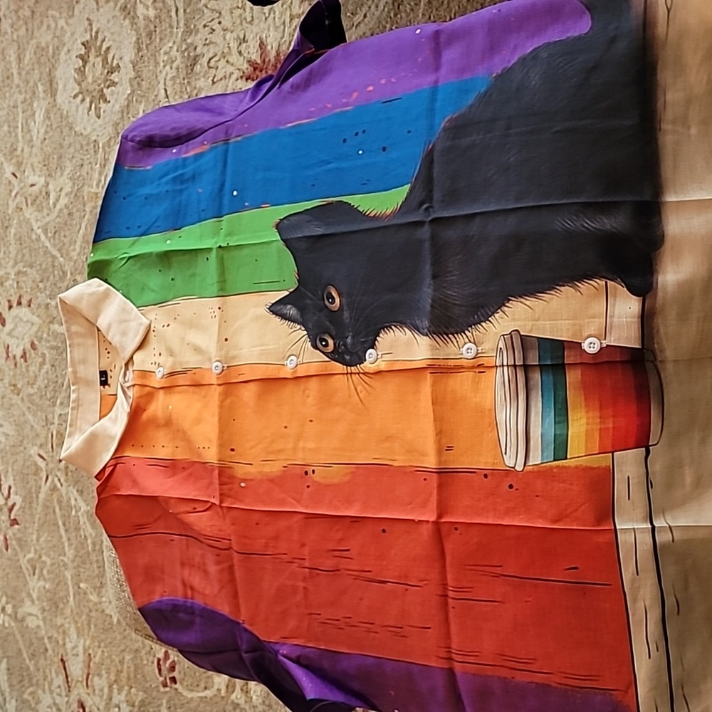 Rainbow Black Cat Shirt